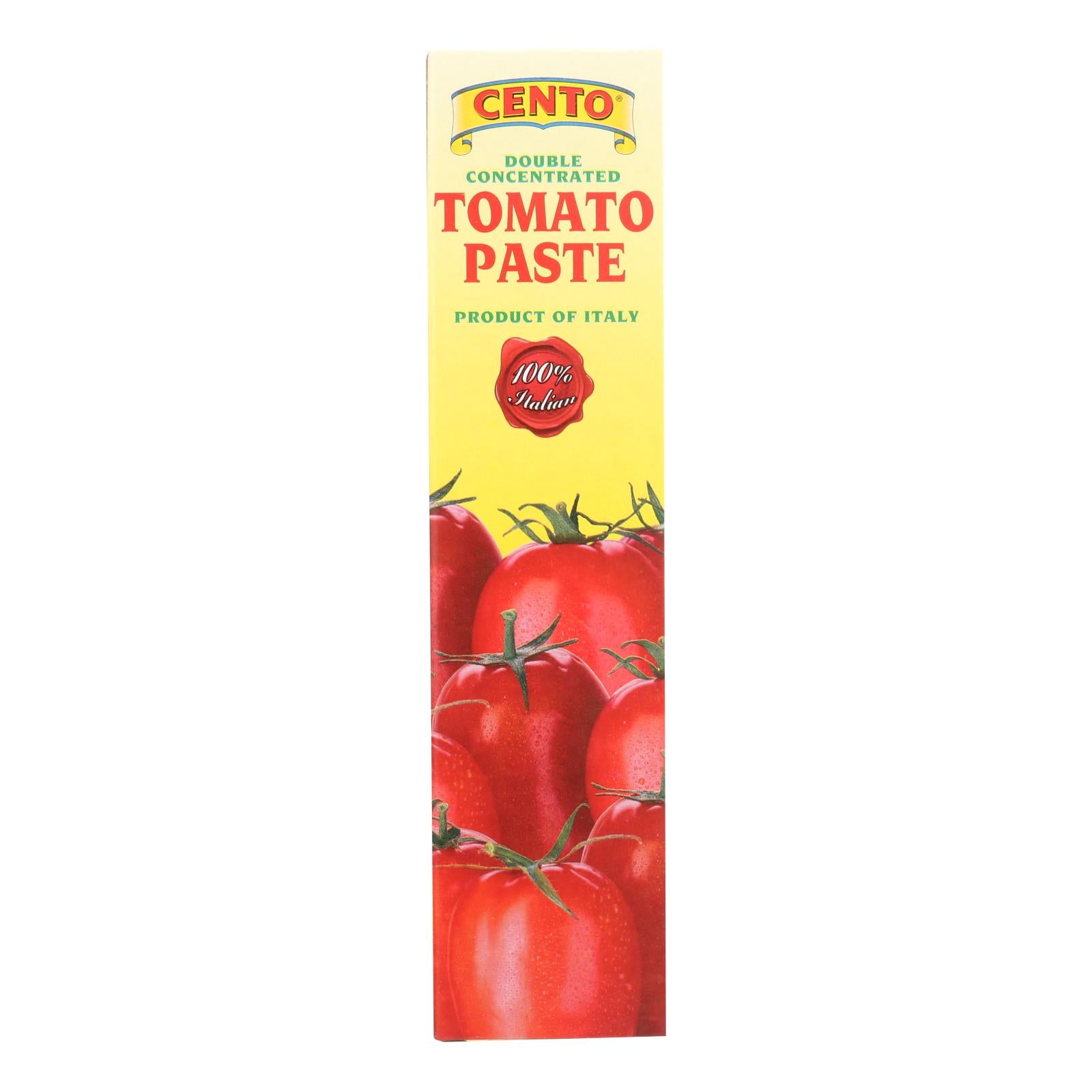 Cento - Tomato Paste - Tube - Case Of 12 - 4.56 Oz. - Eco-Friendly Home & Grocery
