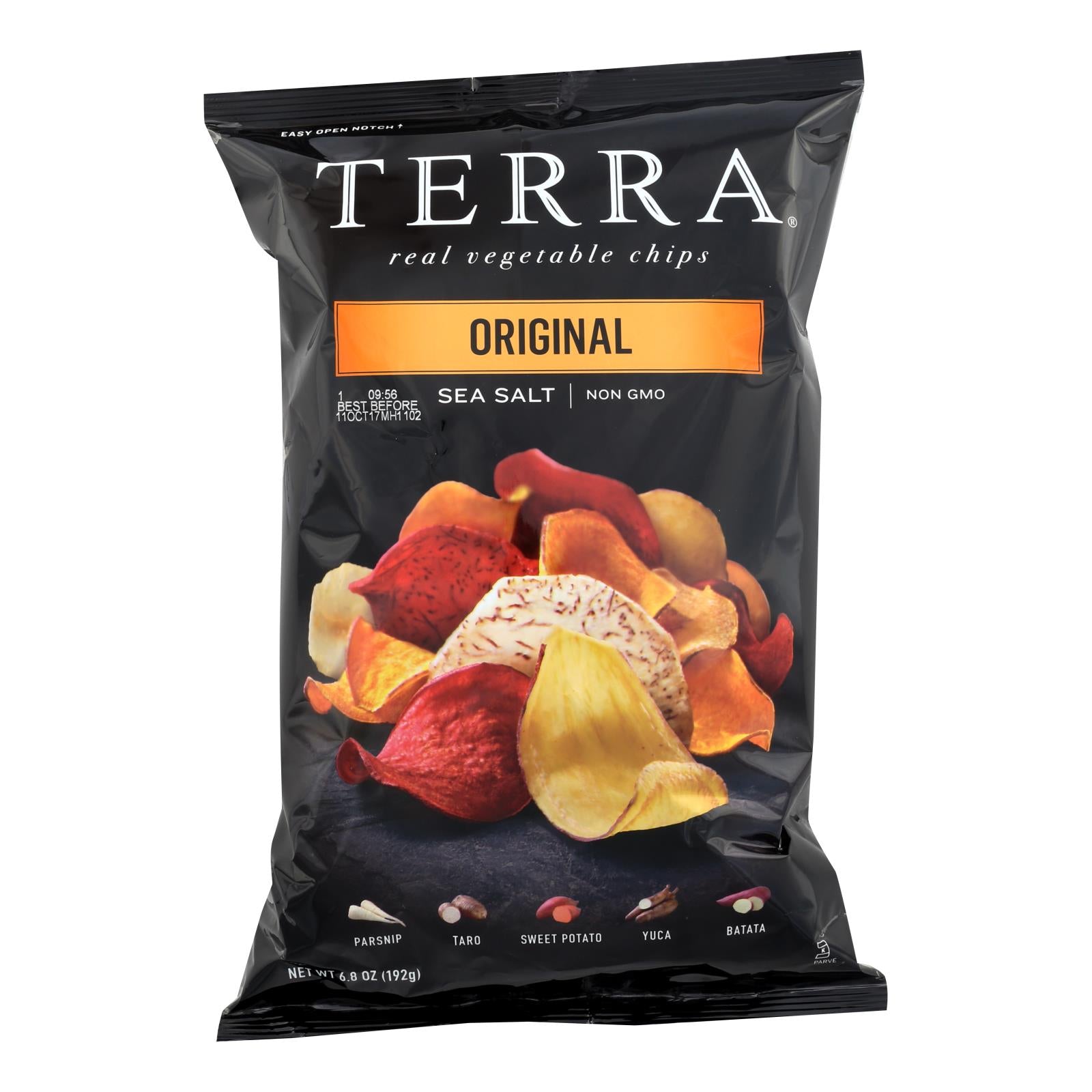 Terra Chips Exotic Vegetable Chips - Original - Case Of 12 - 6.8 Oz. - GreatEagleInc