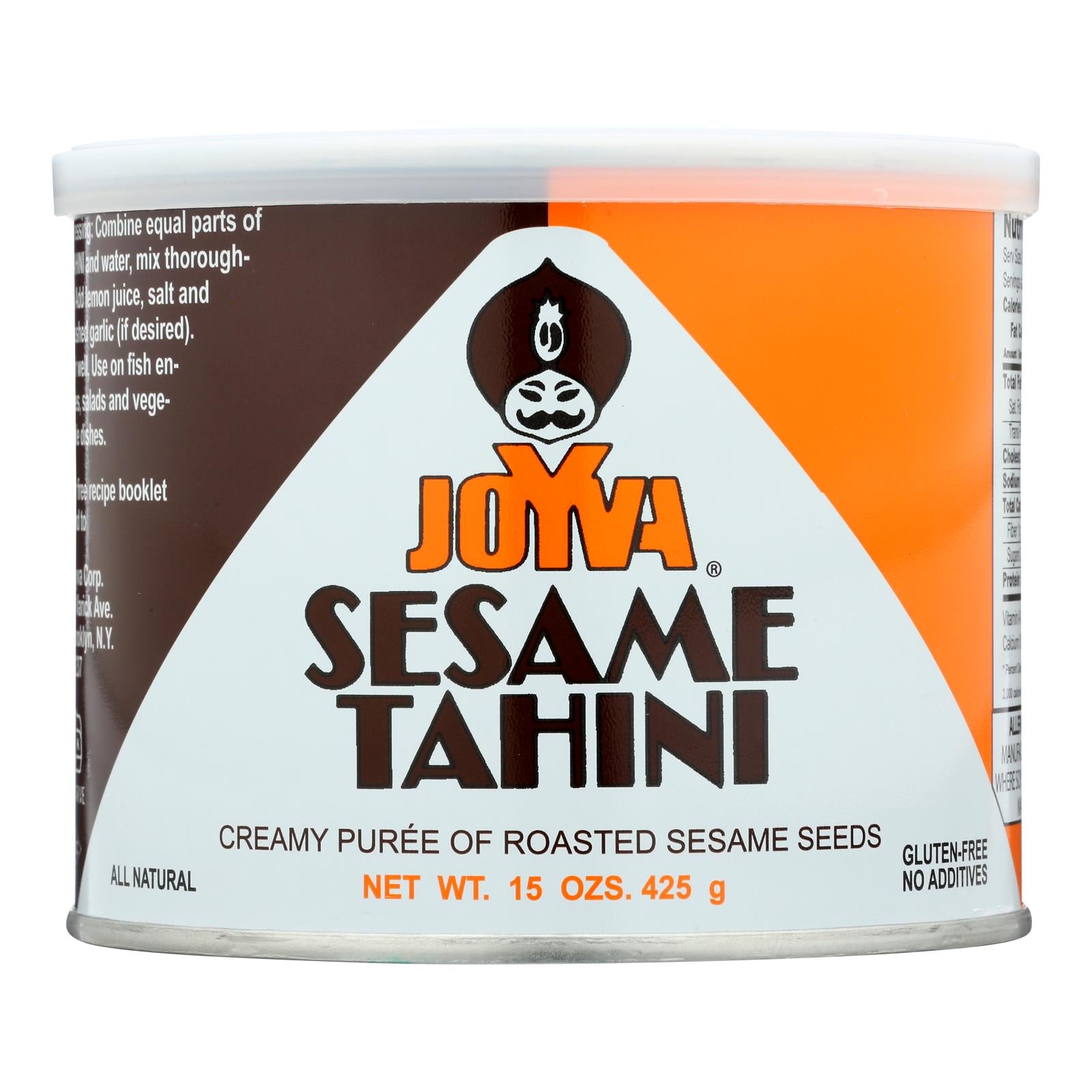 Joyva - Roasted Sesame Tahini - 15 Oz - Case Of 12 - GreatEagleInc
