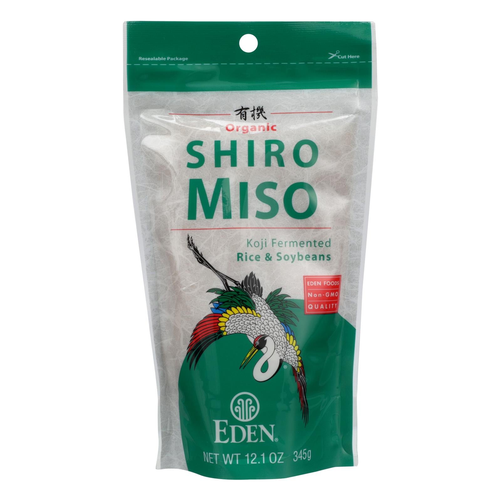 Eden Organic Shiro Miso  - Case Of 12 - 12.1 Oz - GreatEagleInc
