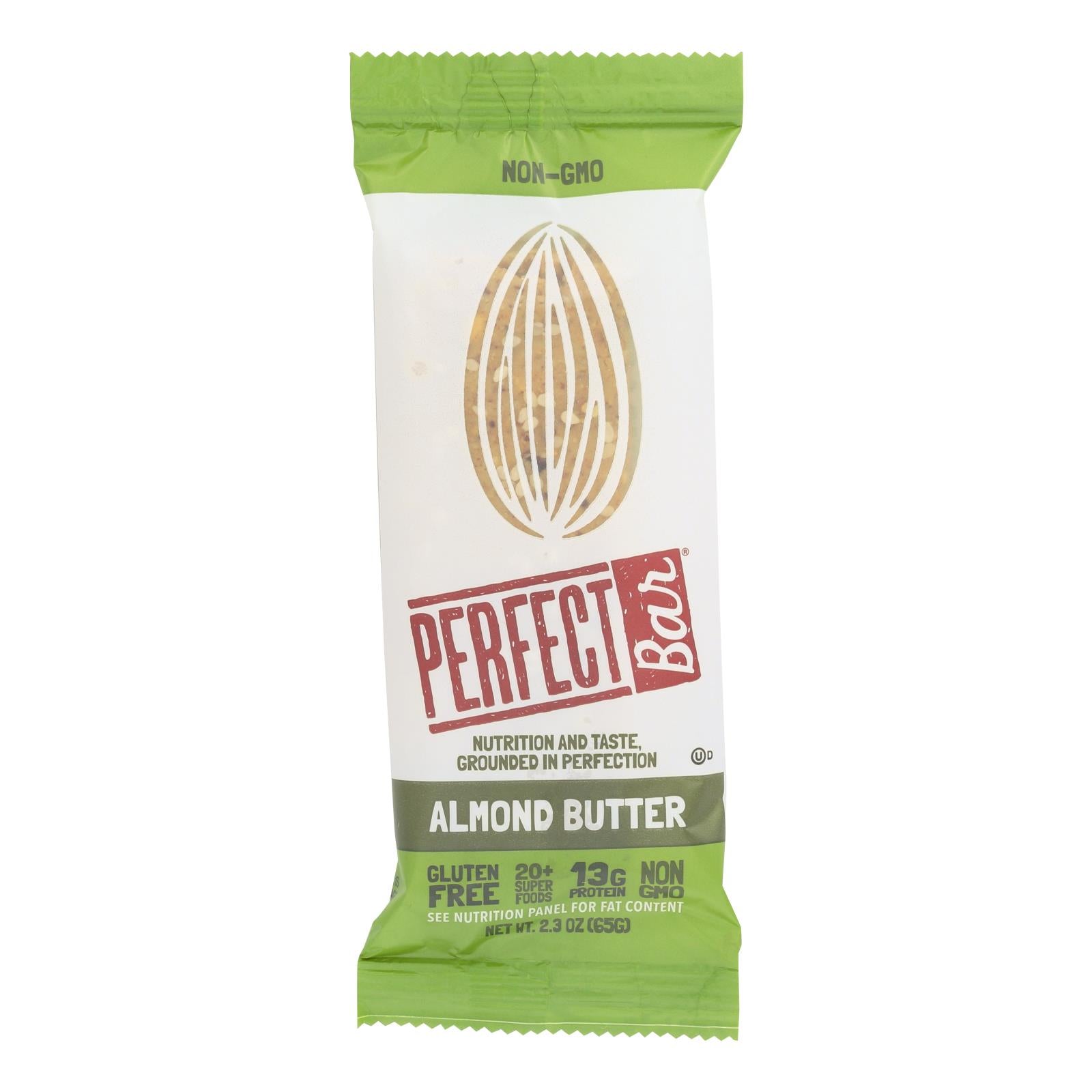 Perfect Bar Almond Butter Bar  - Case Of 8 - 2.3 Oz - GreatEagleInc