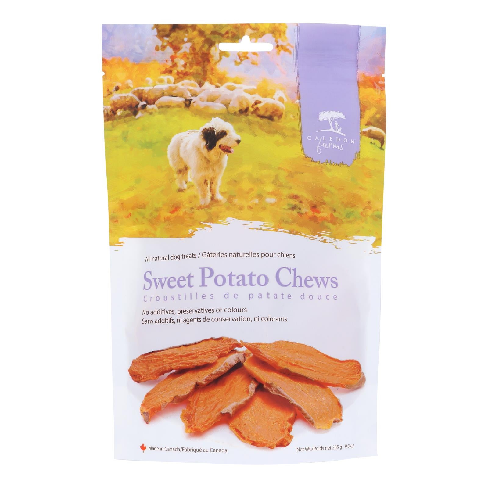 Caledon Farms - Dog Treat Sweet Potato Chew - Case Of 4-9.3 Oz - GreatEagleInc