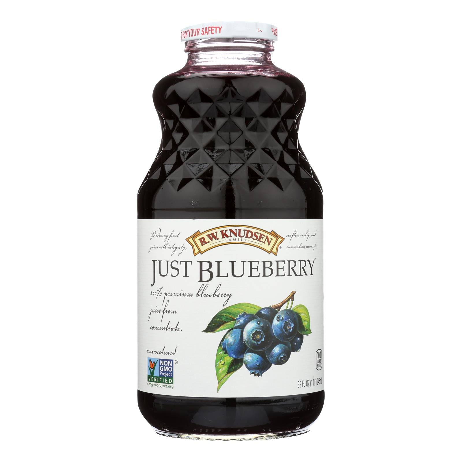 R.w. Knudsen - Juice - Just Blueberry - Case Of 6 - 32 Fl Oz - GreatEagleInc