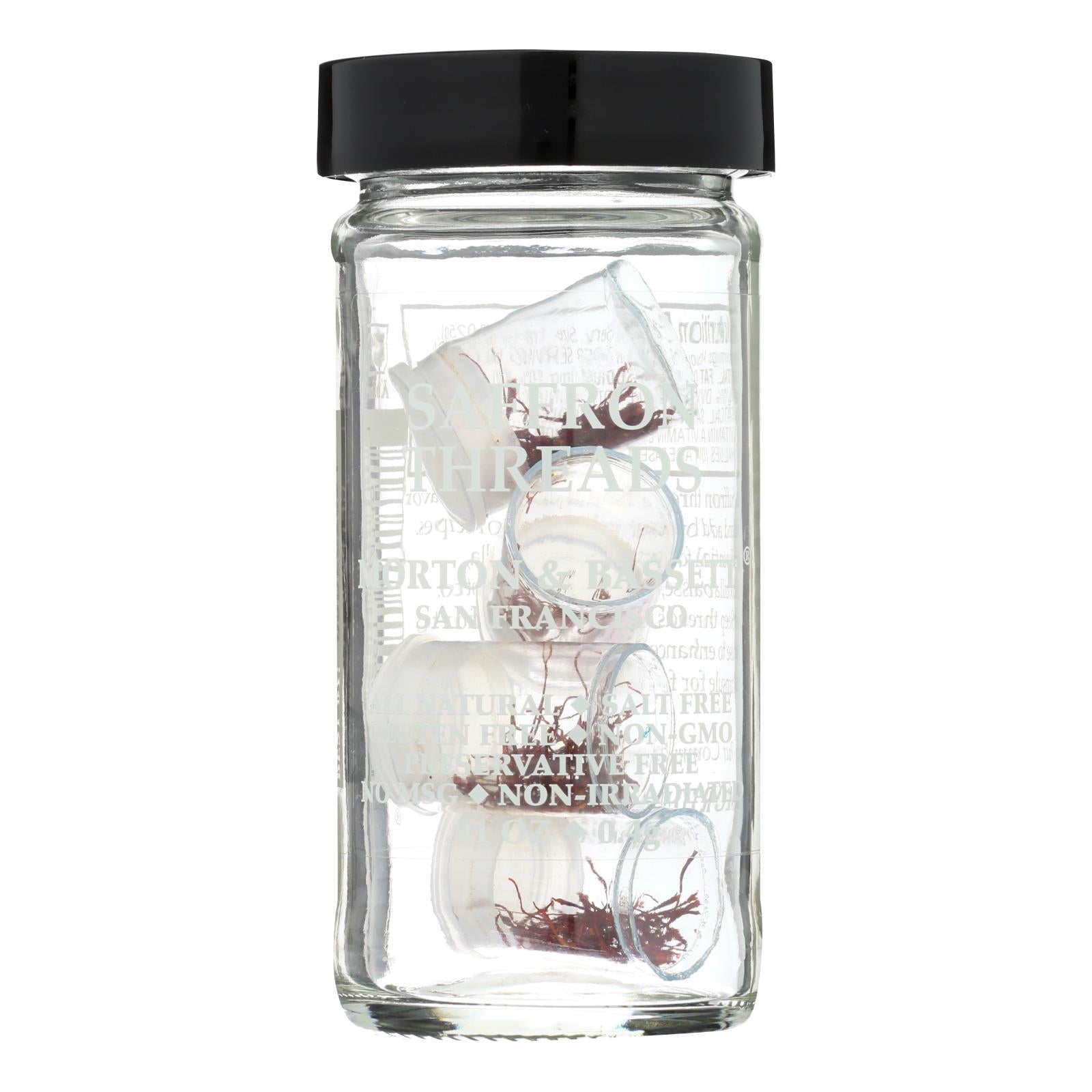 Morton And Bassett Saffron Threads - .02 Oz - Case Of 3 - GreatEagleInc