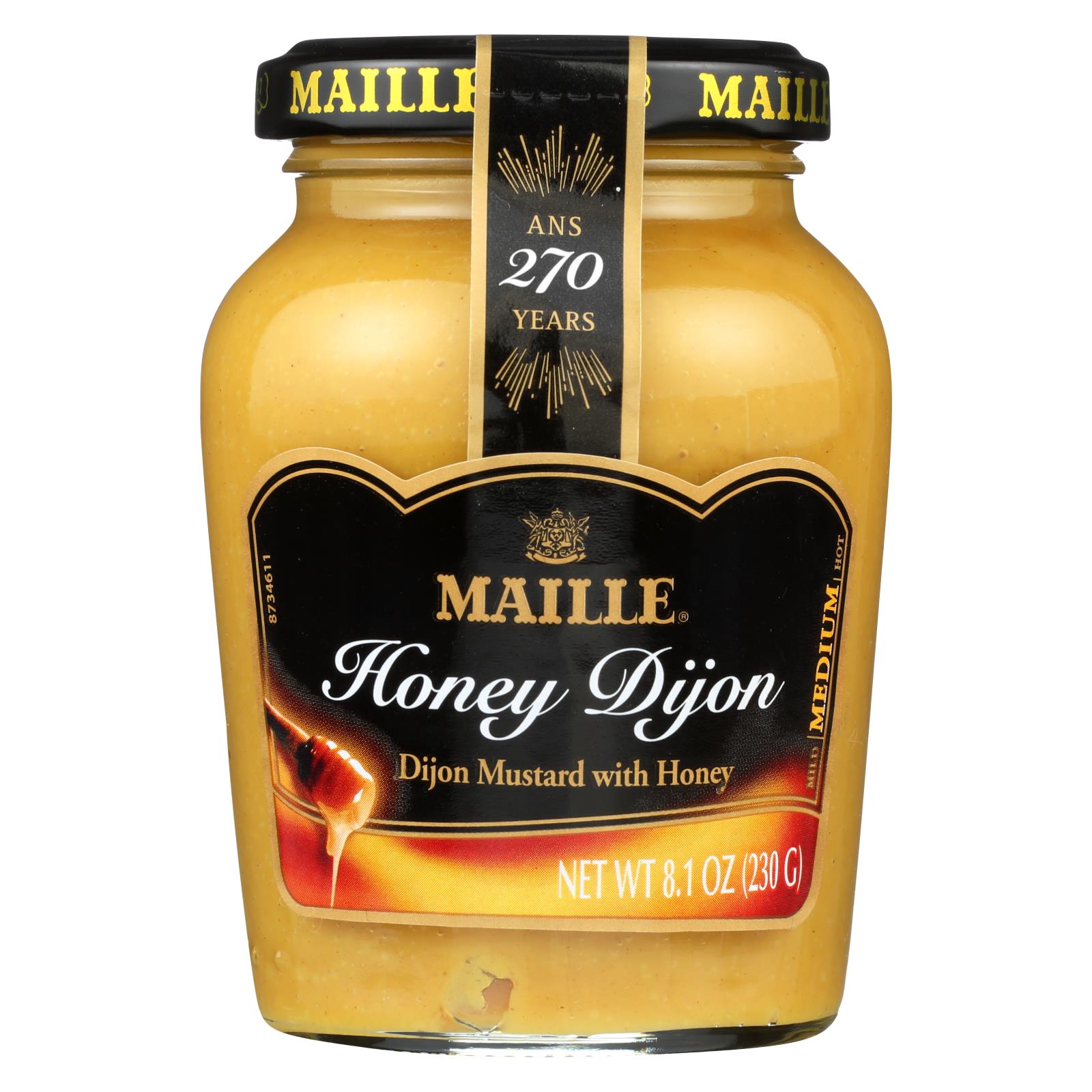 Maille Mustard Dijon With Honey - Case Of 6 - 8 Oz. - GreatEagleInc