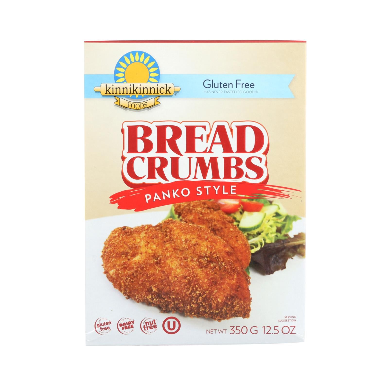 Kinnikinnick Bread Panko Style - Case Of 6 - 12.5 Oz. - GreatEagleInc