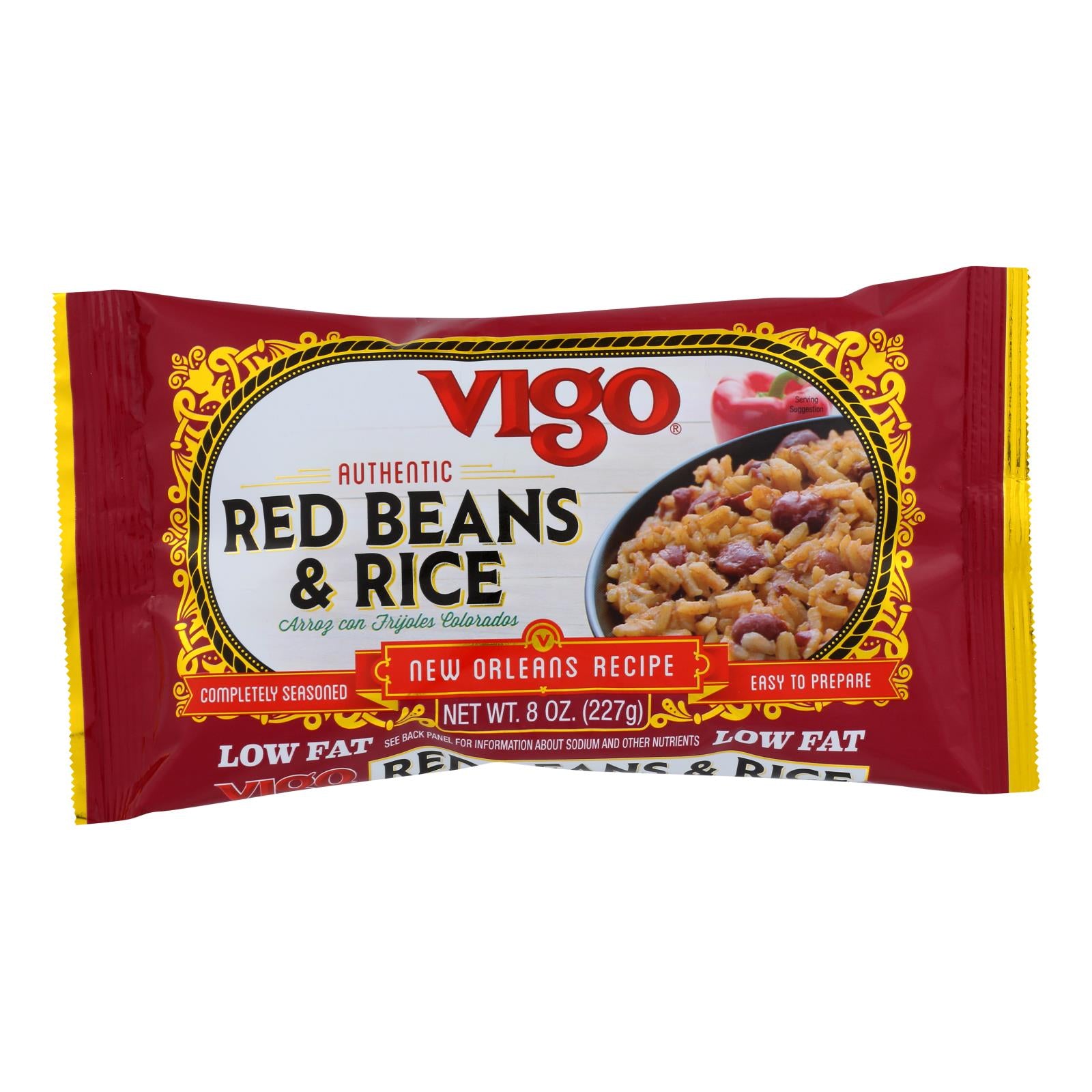Vigo Red Beans And Rice - Case Of 12 - 8 Oz. - GreatEagleInc
