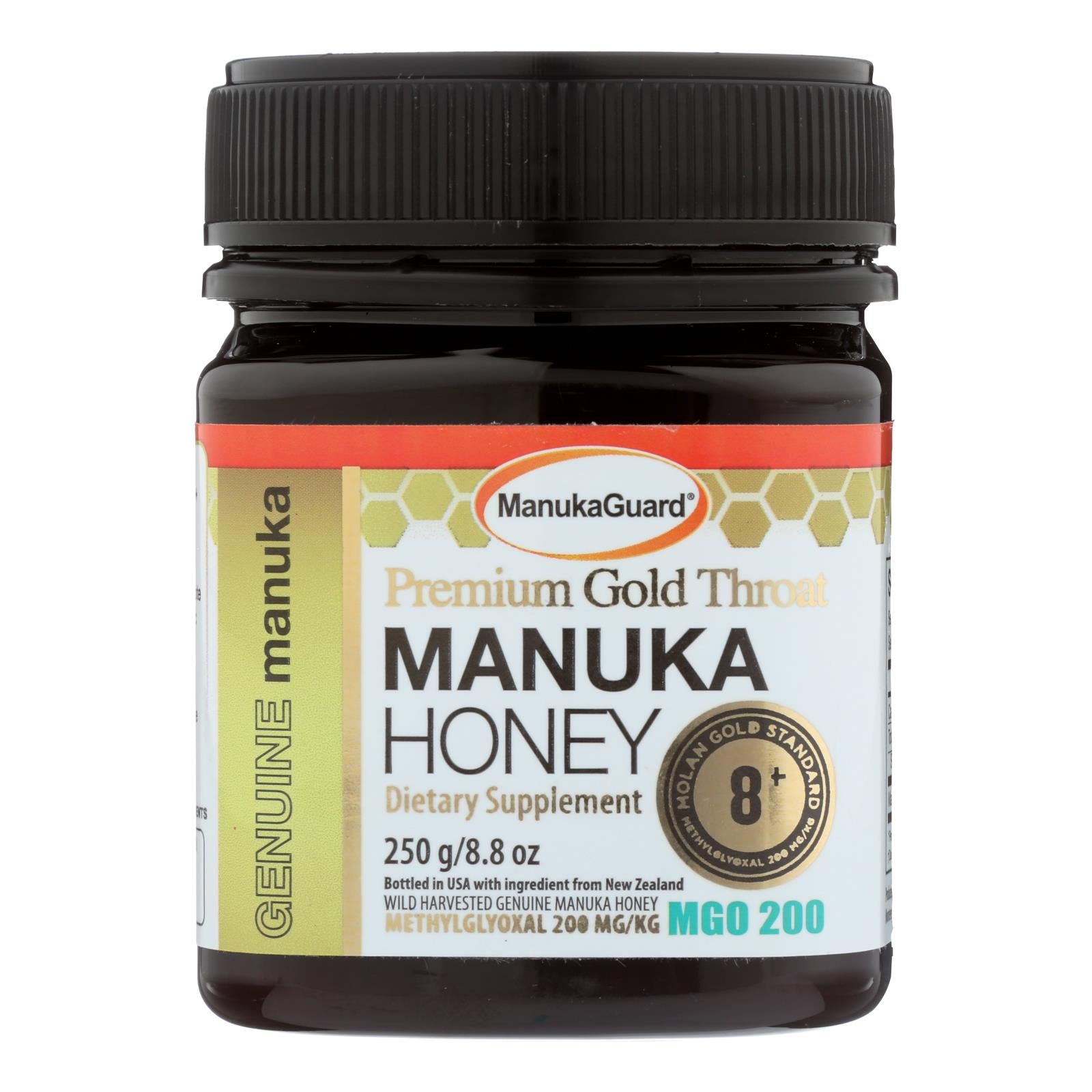 Manukaguard - Manuka Honey Prem Gold 8+ - 8.8 Oz - GreatEagleInc