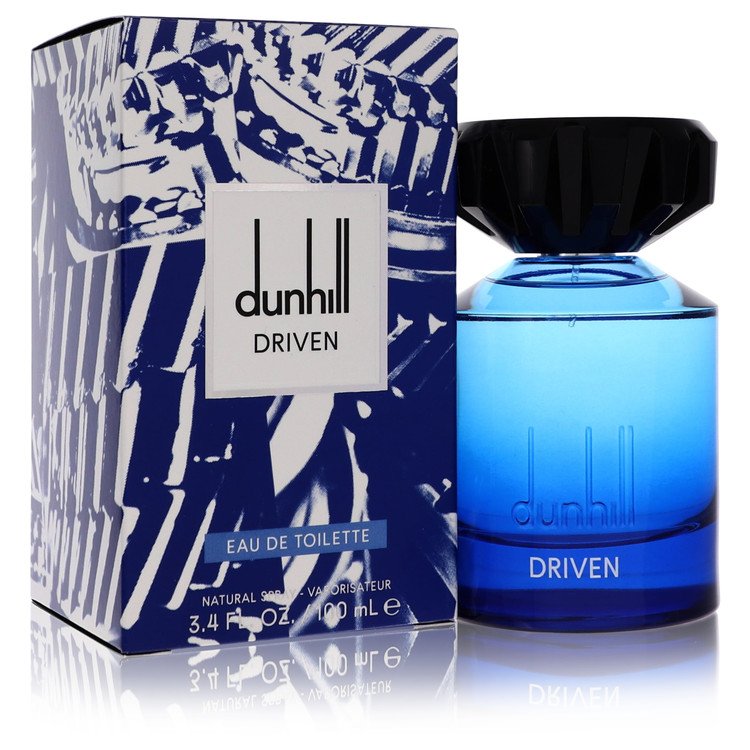 Dunhill Driven Blue by Alfred Dunhill Eau De Toilette Spray 3.4 oz for Men - GreatEagleInc