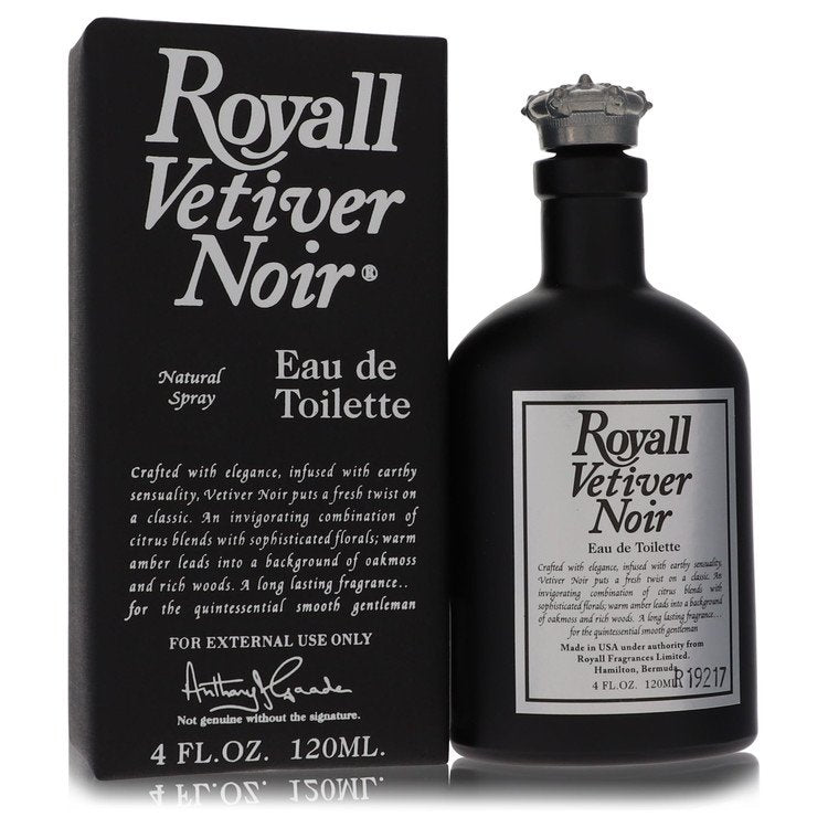 Royall Vetiver Noir by Royall Fragrances Eau Toilette Spray 4 for Men Regular