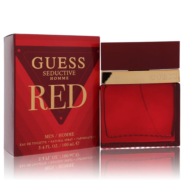 Guess Seductive Homme Red by Guess Eau De Toilette Spray 3.4 oz for Men Default Title