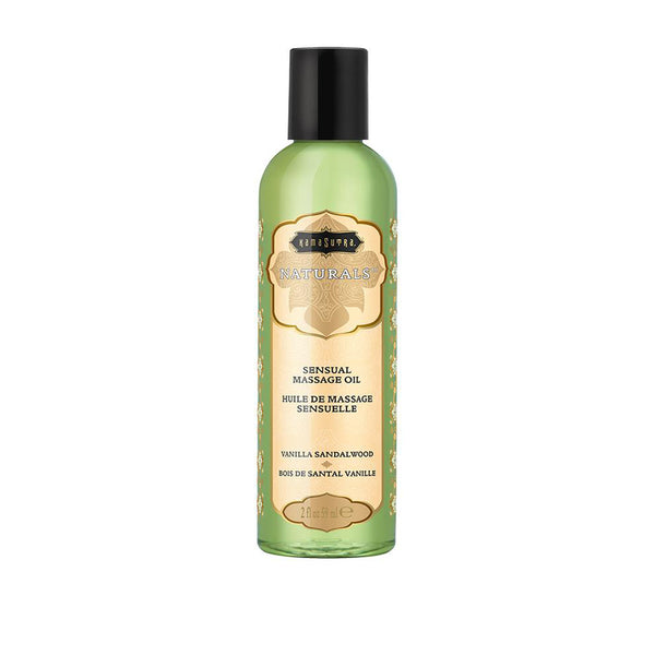 Naturals Massage Oil - Vanilla Sandalwood - 2 Fl Oz (59 ml) Default Title