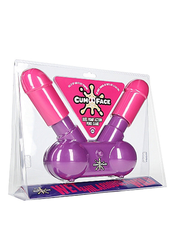 Cum Face - Duel Pump Action Penis Game - Adult Products