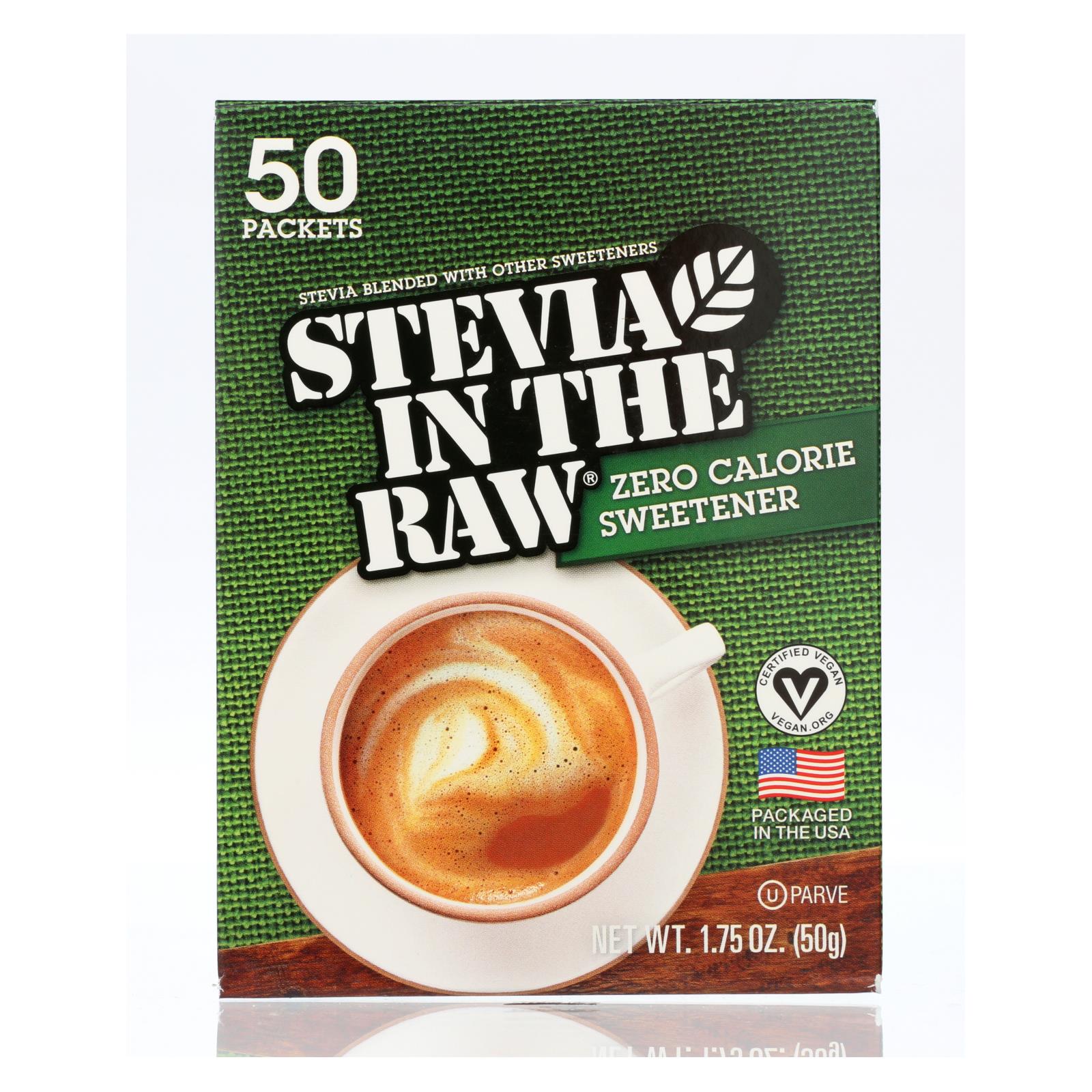 Stevia In The Raw Sweetener - Packets - Case Of 12 - 50 Count - GreatEagleInc