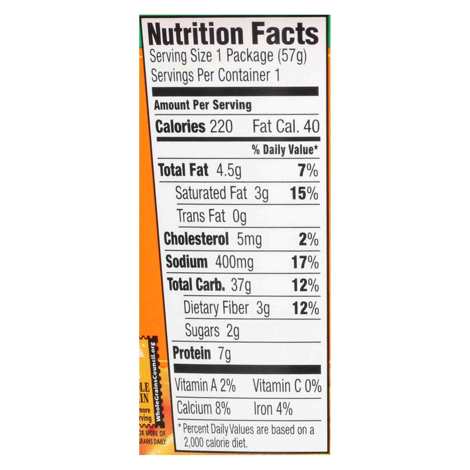 Annie's Homegrown Real Aged Cheddar Microwavable Macaroni And Cheese Cup - Case Of 12 - 2.01 Oz. - GreatEagleInc