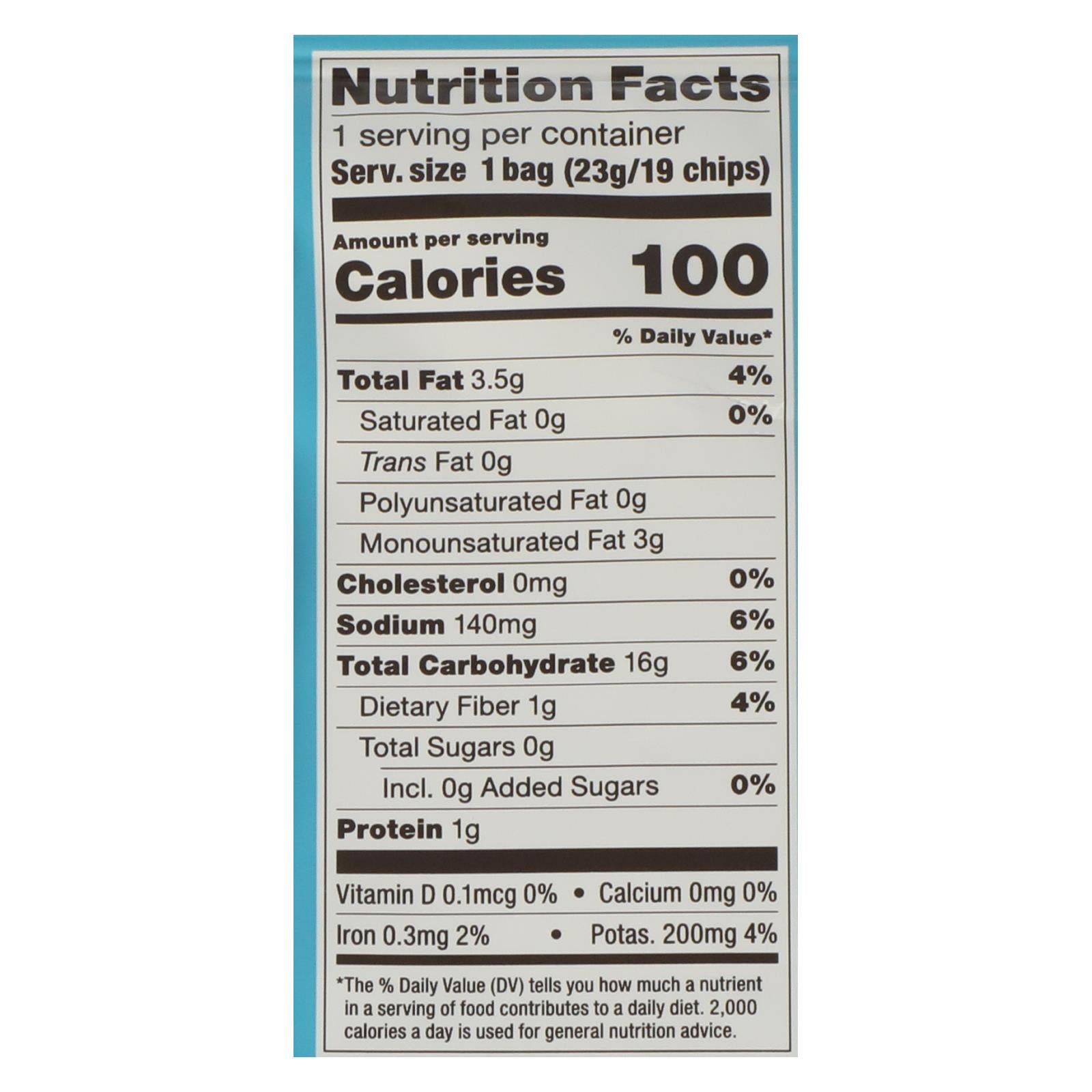 Popchips Potato Chip - Sea Salt - Case Of 24 - 0.8 Oz. - Eco-Friendly Home & Grocery