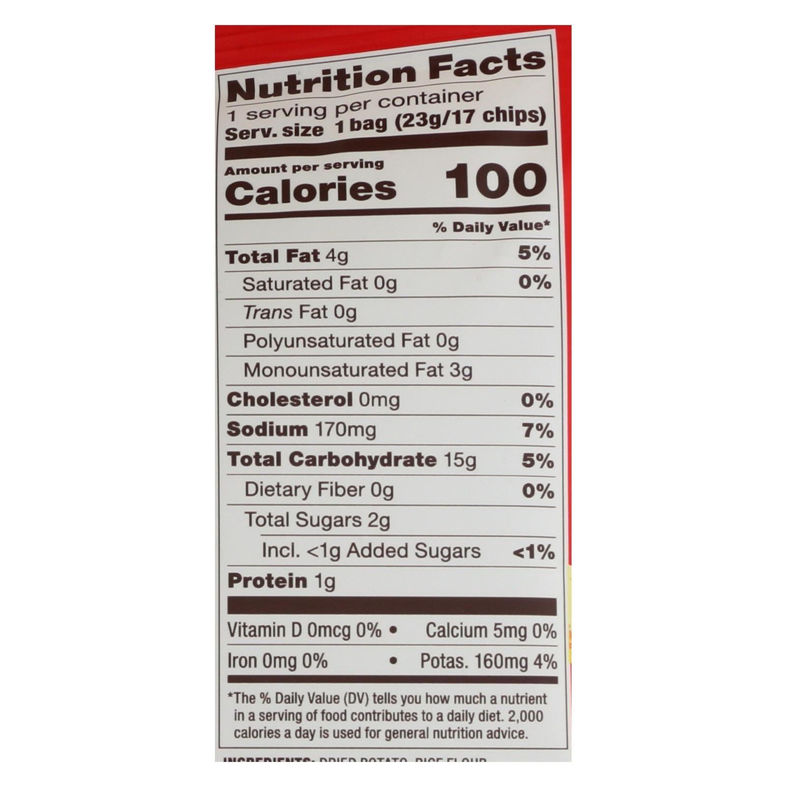 Popchips Potato Chip - Barbeque - Case Of 24 - 0.8 Oz. - GreatEagleInc