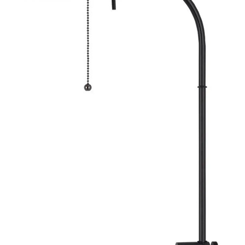 57" Bronze Metal Adjustable Floor Lamp With Bronze Metal Square Shade Homeroots Lighting