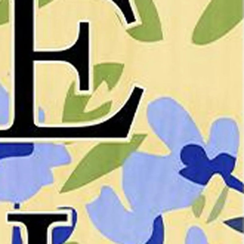 59" Black Blue Cream And Green Solid Wood Daisies Welcome Porch Sign Homeroots Outdoor
