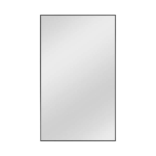 59" Black Metal Framed Full Length Hanging Mirror Homeroots Bed & Bath