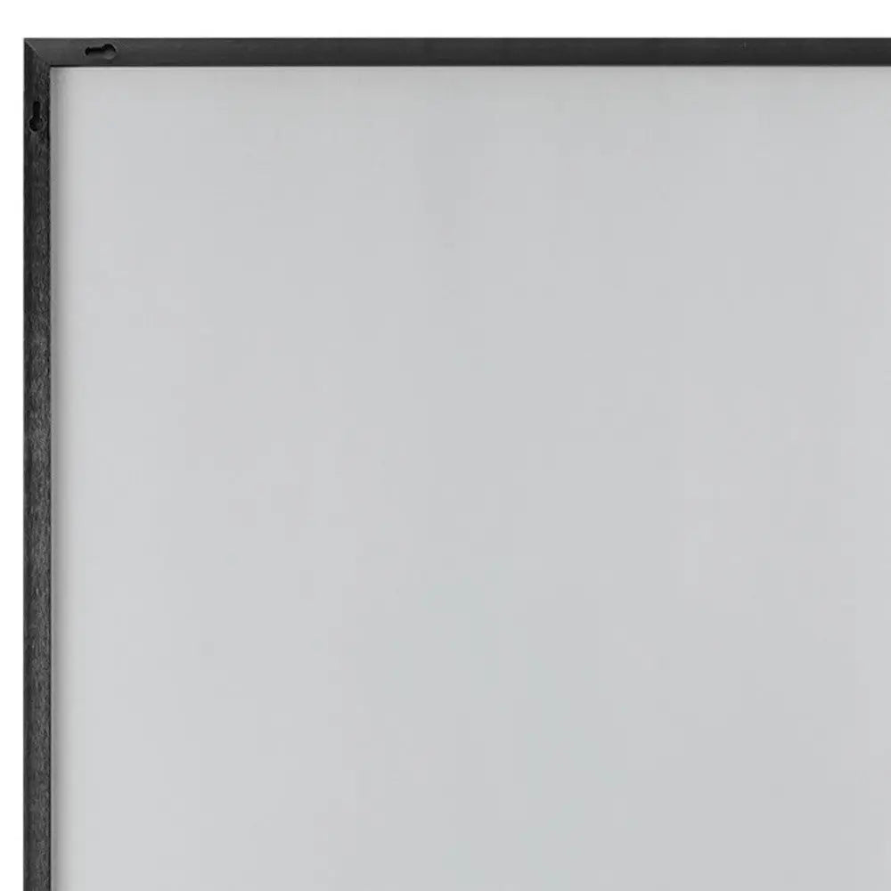 59" Black Metal Framed Full Length Hanging Mirror Homeroots Bed & Bath