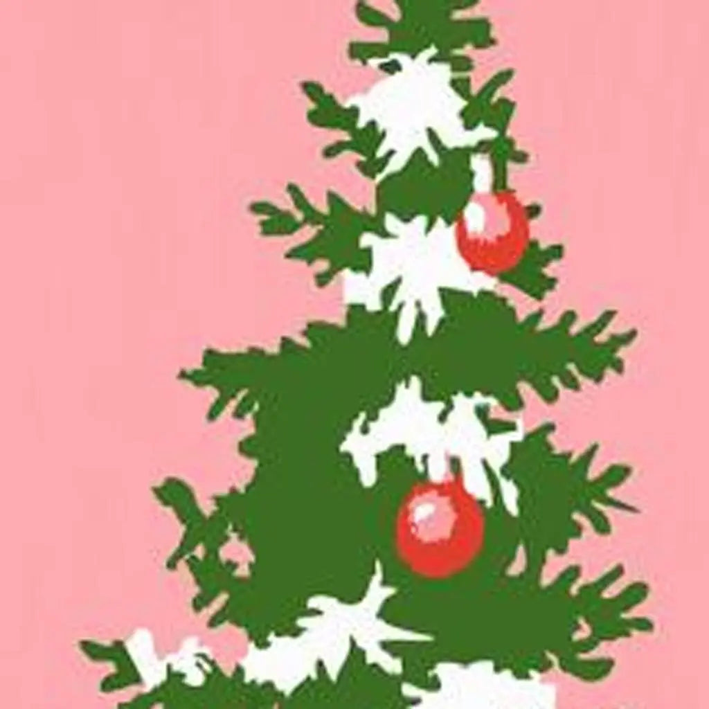 59" Green Pink And White Solid Wood Christmas Christmas Tree Porch Sign Homeroots Outdoor