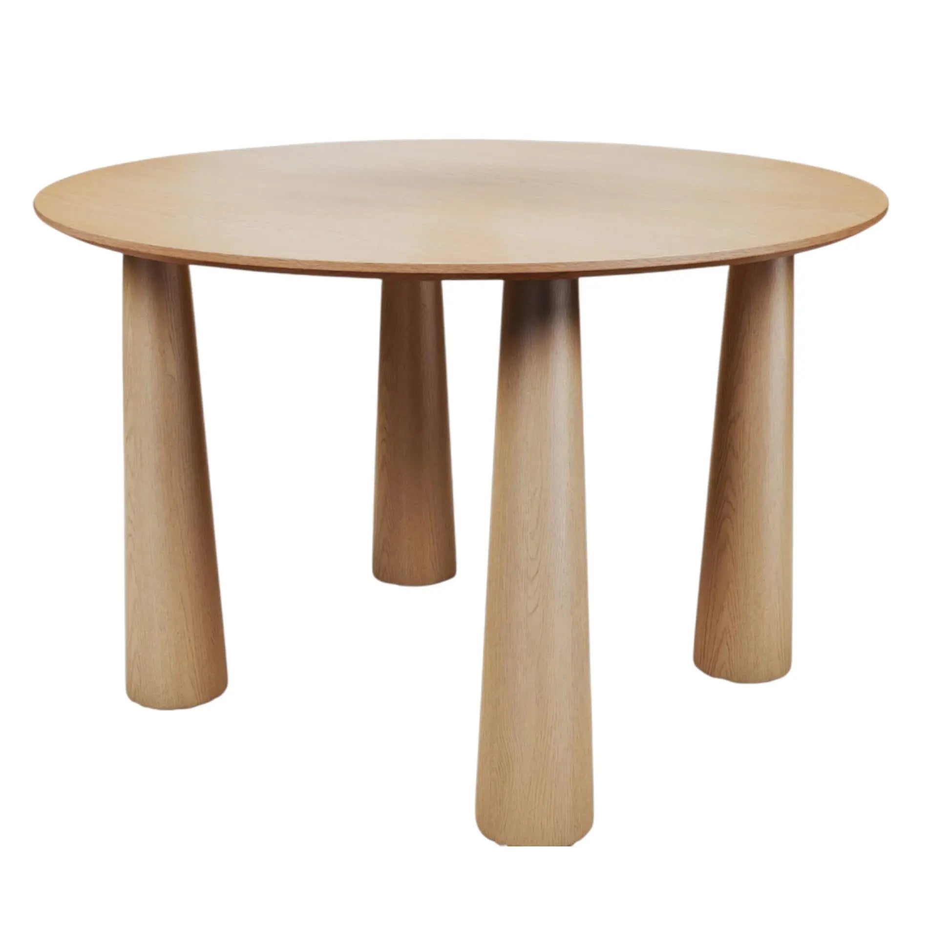 59" Natural Wood Round Top Dining Table Homeroots Kitchen & Dining