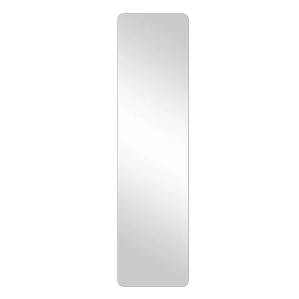 59" Silver Frameless Full Length Hanging Mirror Homeroots Bed & Bath