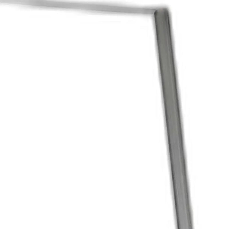 59" Silver Metal Framed Cheval Standing Mirror - GreatEagleInc
