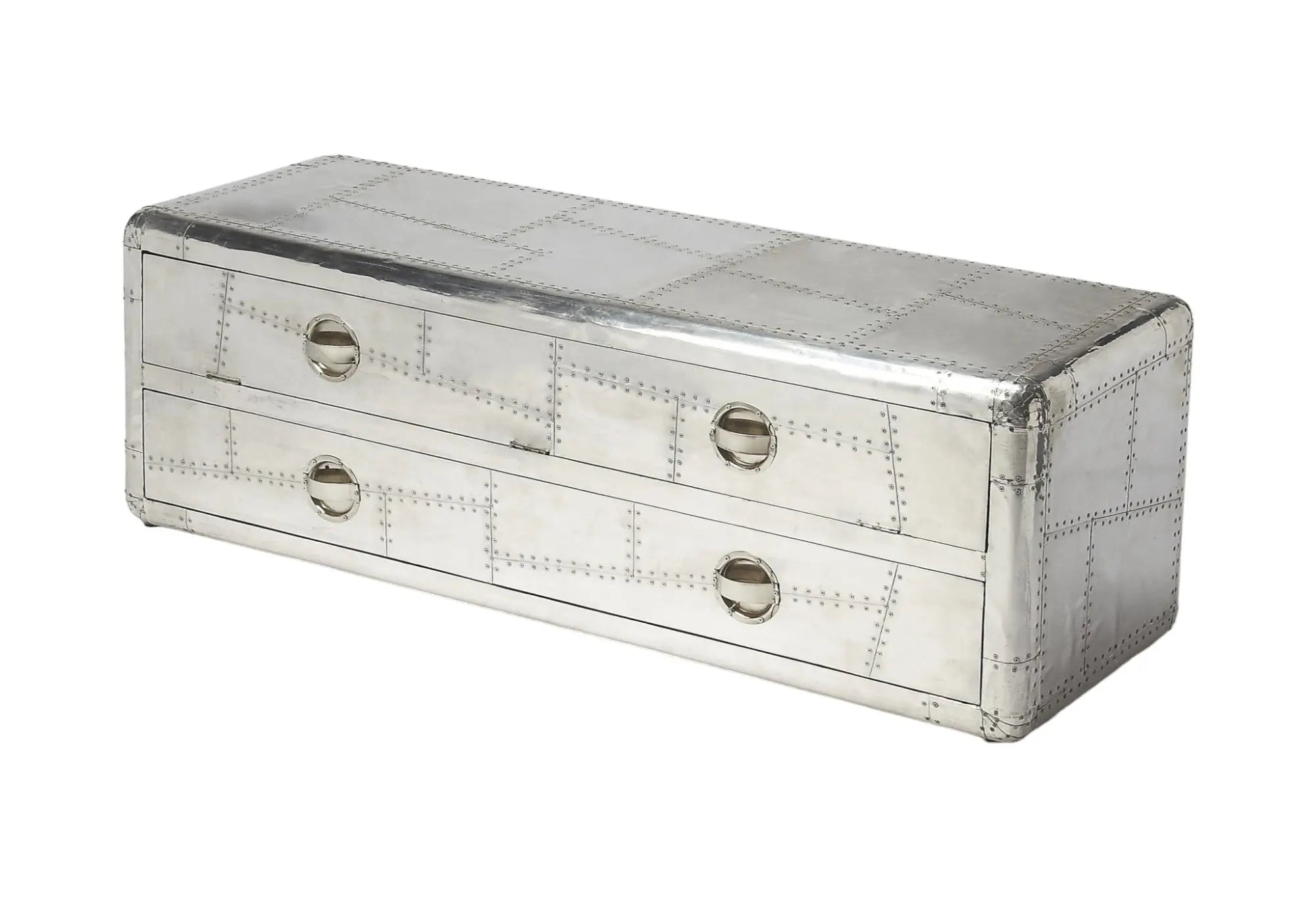 59" Silver Solid Wood Enclosed and Open Storage TV Stand Homeroots Living Room