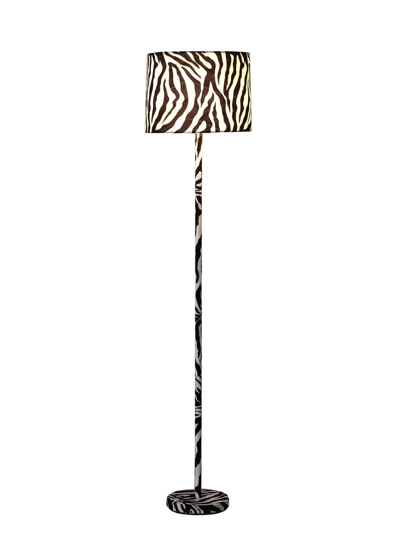 59" White Bedside Table Lamp With White Drum Shade Homeroots Lighting