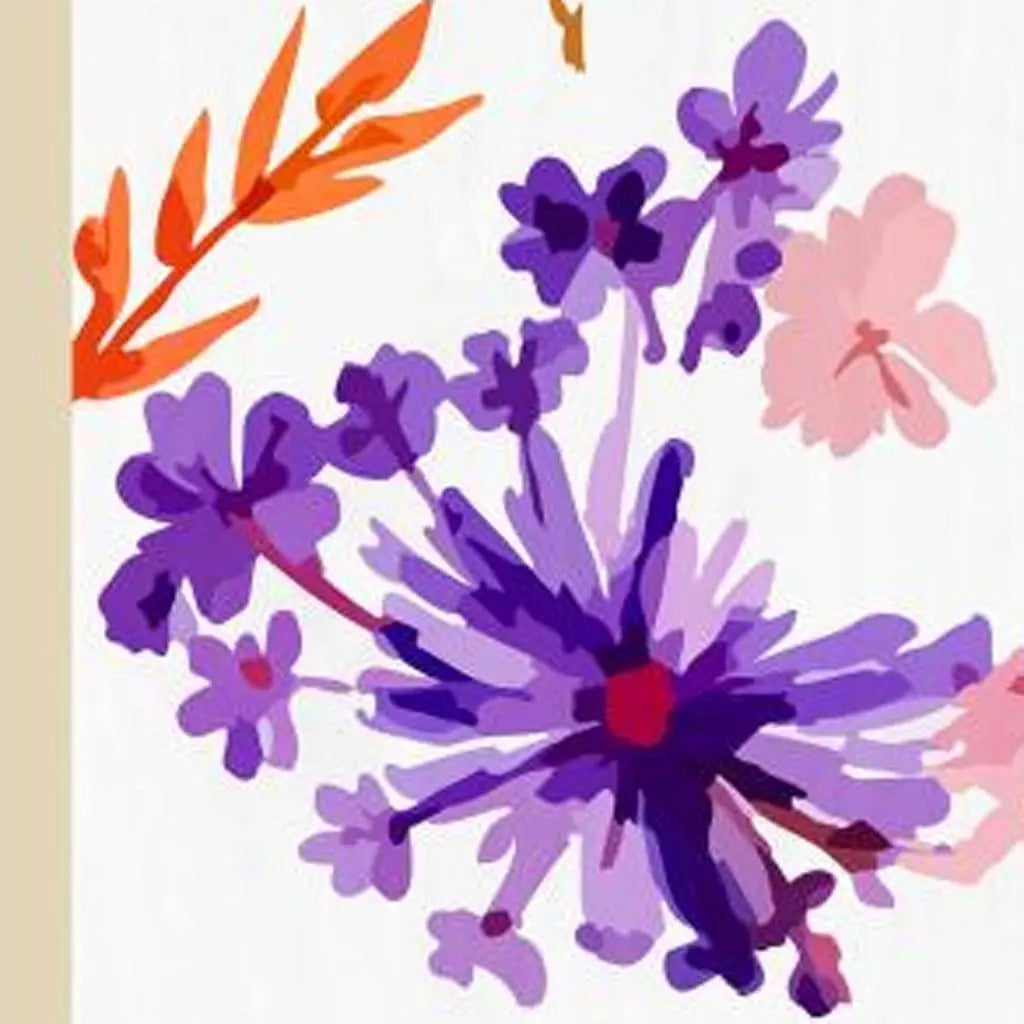 59" White Red And Purple Solid Wood Floral Bouquet Porch Sign Homeroots Outdoor