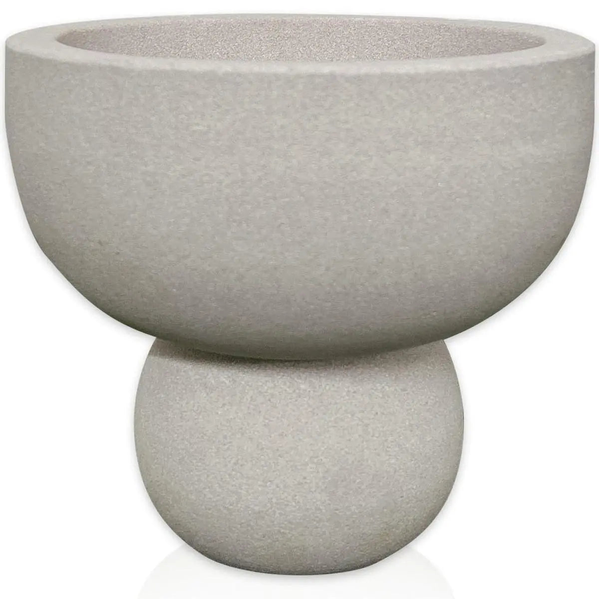 5" Cream Stone Decorative Bowl Homeroots Home Decor