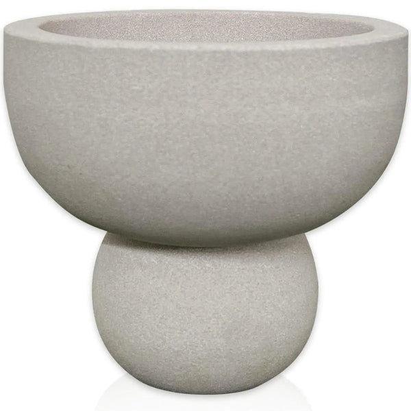 5" Cream Stone Decorative Bowl Homeroots Home Decor