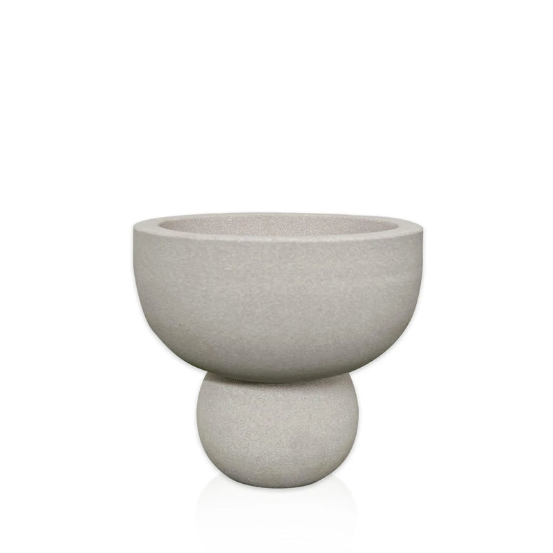 5" Cream Stone Decorative Bowl Homeroots Home Decor