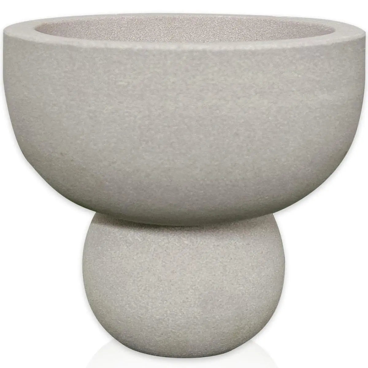 5" Cream Stone Decorative Bowl Homeroots Home Decor