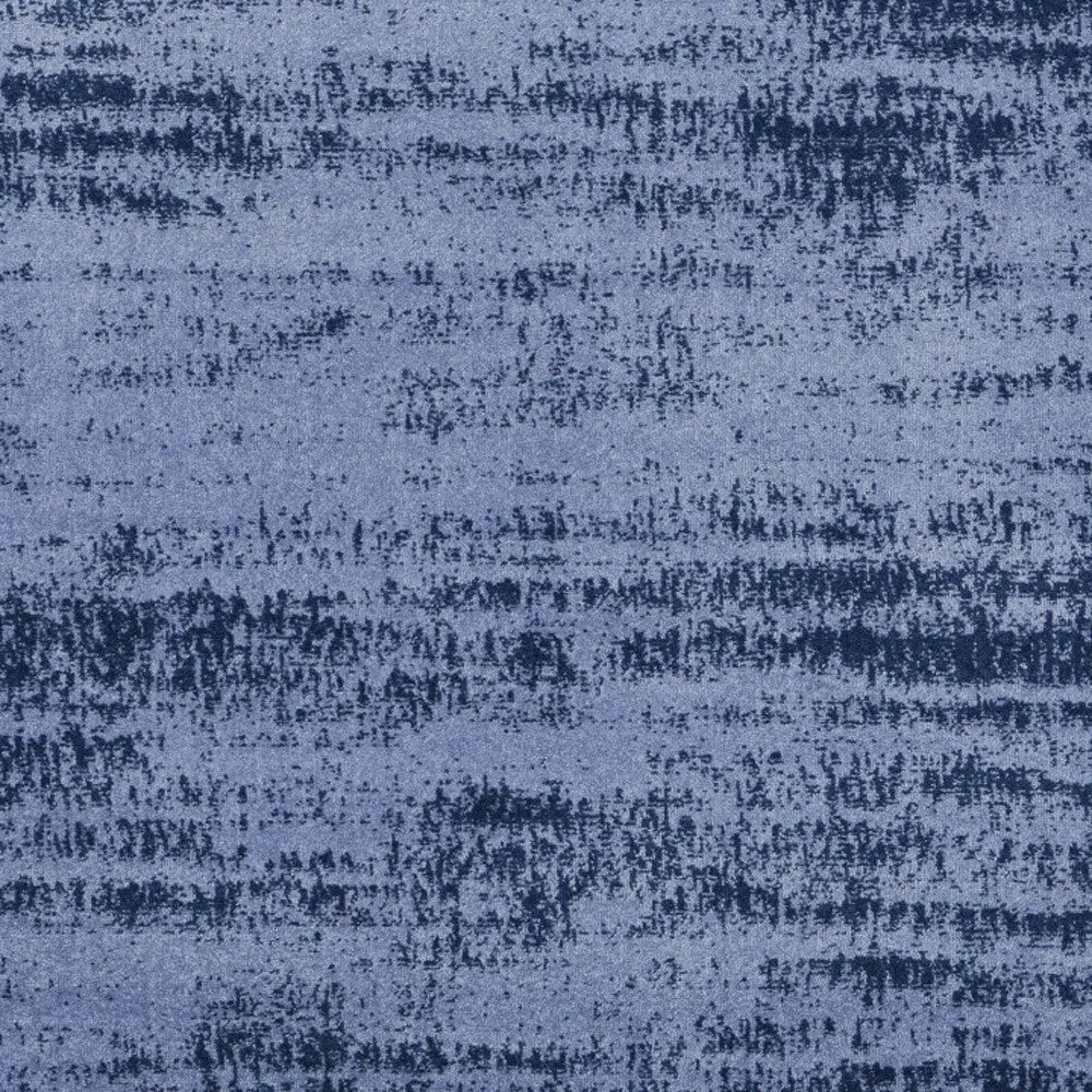 5' Denim Blue And Navy Blue Square Abstract Indoor Outdoor Area Rug Homeroots Outdoor