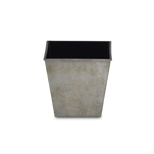 5" Gray Recycled Plastic Indoor Outdoor Square Pot Planter Homeroots Outdoor