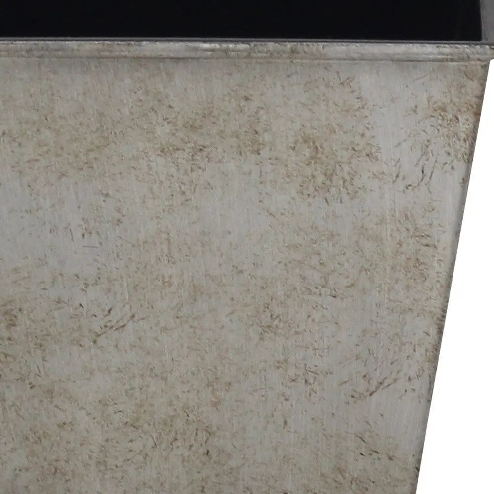 5" Gray Recycled Plastic Indoor Outdoor Square Pot Planter Homeroots Outdoor