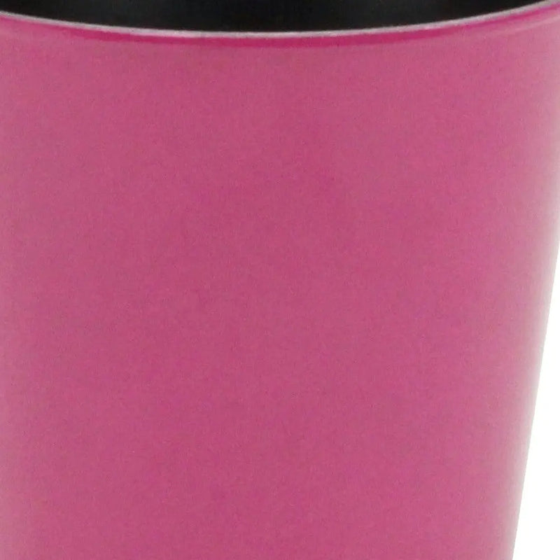 5" Hot Pink Recycled Plastic Indoor Outdoor Round Pot Planter Homeroots Outdoor