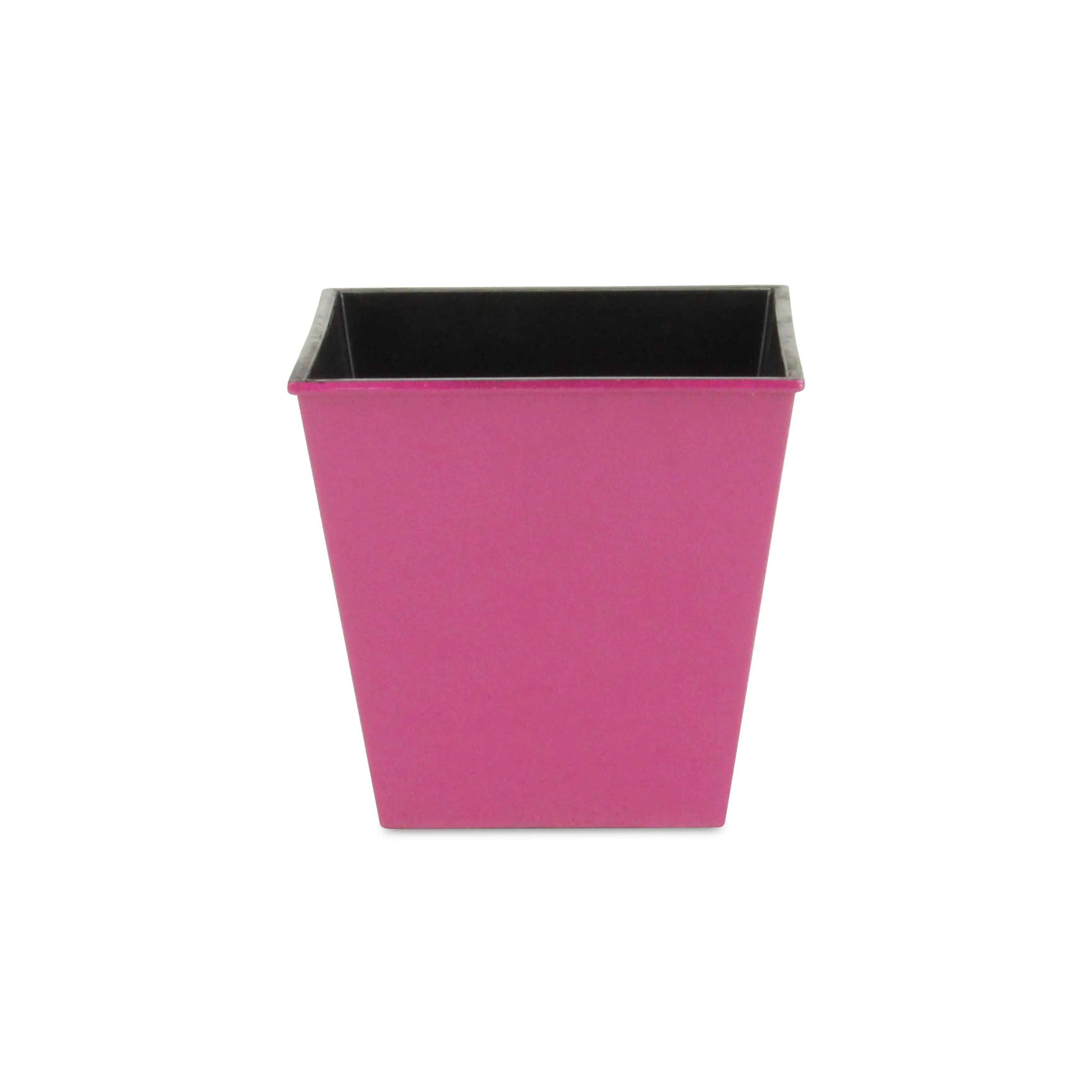 5" Hot Pink Recycled Plastic Indoor Outdoor Square Pot Planter Homeroots Outdoor