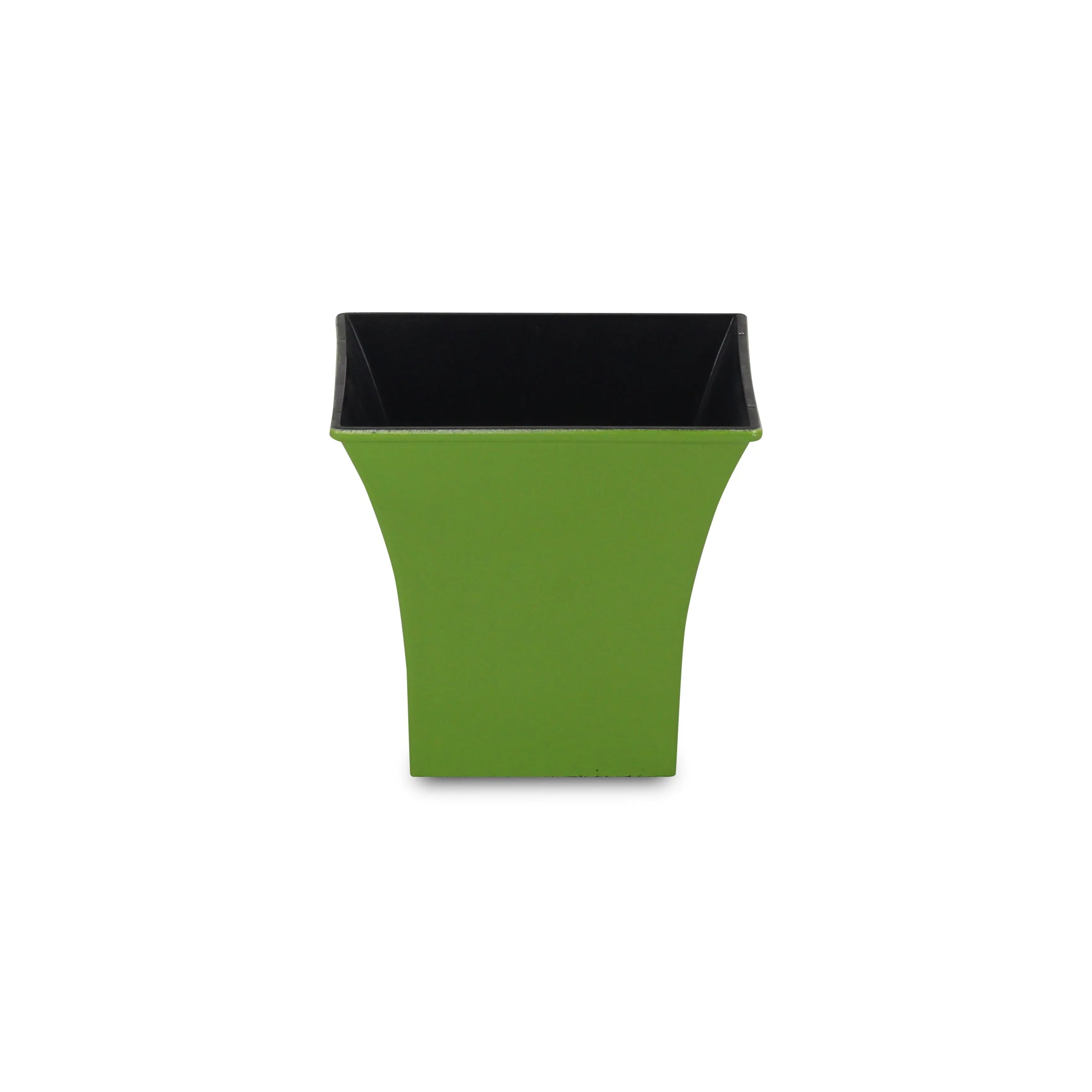 5" Lime Green Recycled Plastic Indoor Outdoor Square Pot Planter Homeroots Outdoor