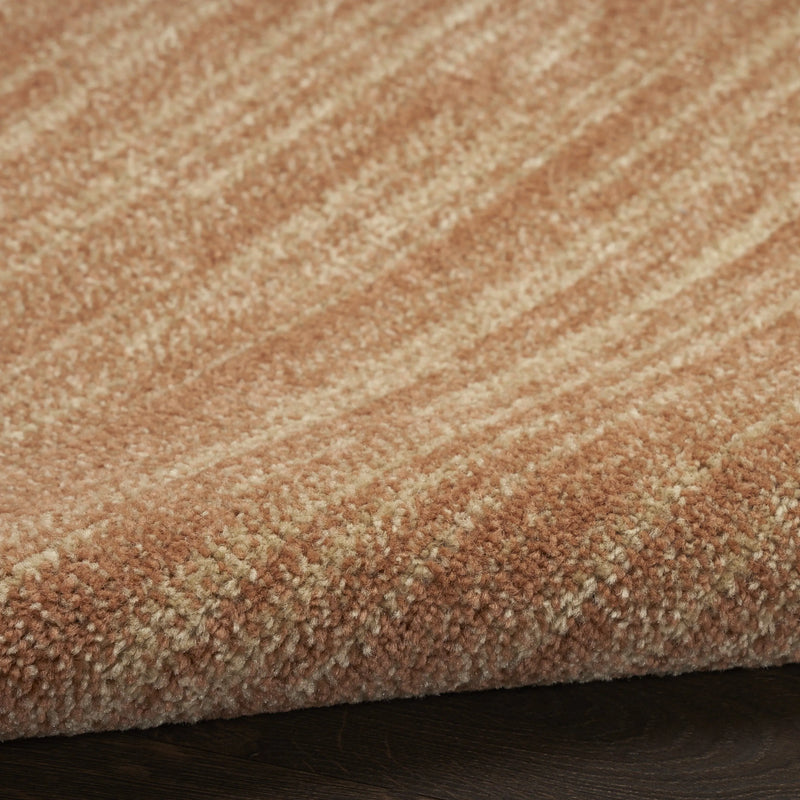 5' Rust And Beige Square Abstract Indoor Outdoor Area Rug Homeroots Outdoor