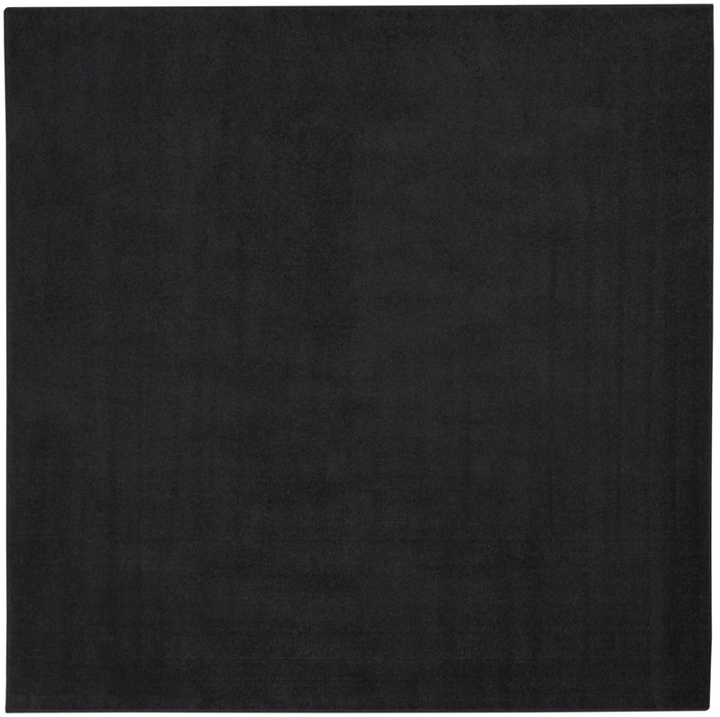 5' X 5' Black Square Indoor Outdoor Area Rug Homeroots Outdoor