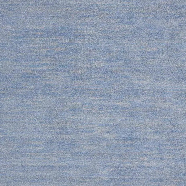 5' X 5' Blue And Gray Square Indoor Outdoor Area Rug - GreatEagleInc