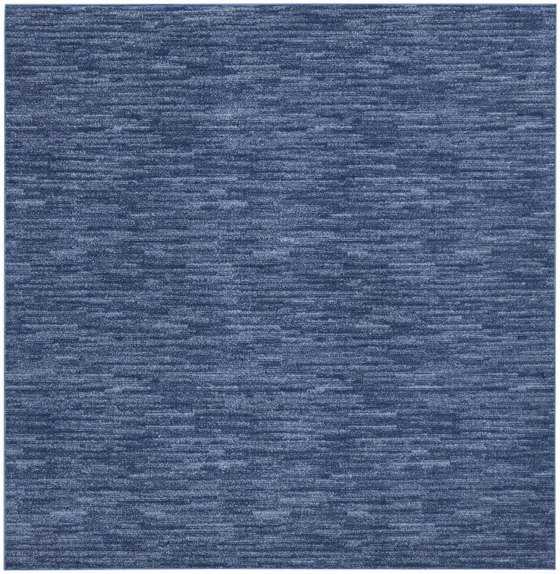 5' X 5' Blue Square Indoor Outdoor Area Rug - GreatEagleInc