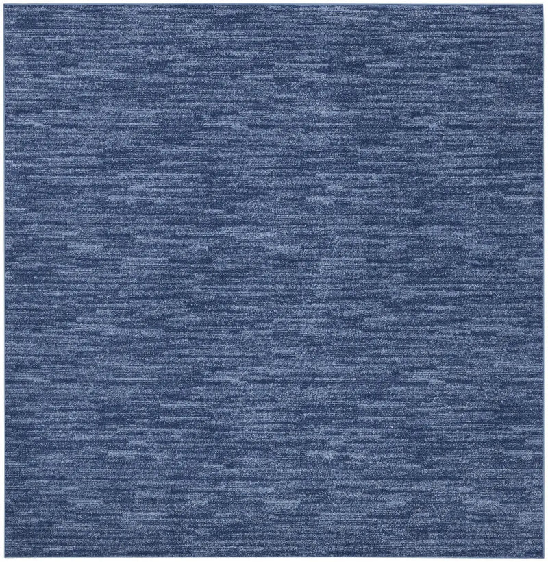 5' X 5' Blue Square Indoor Outdoor Area Rug - GreatEagleInc