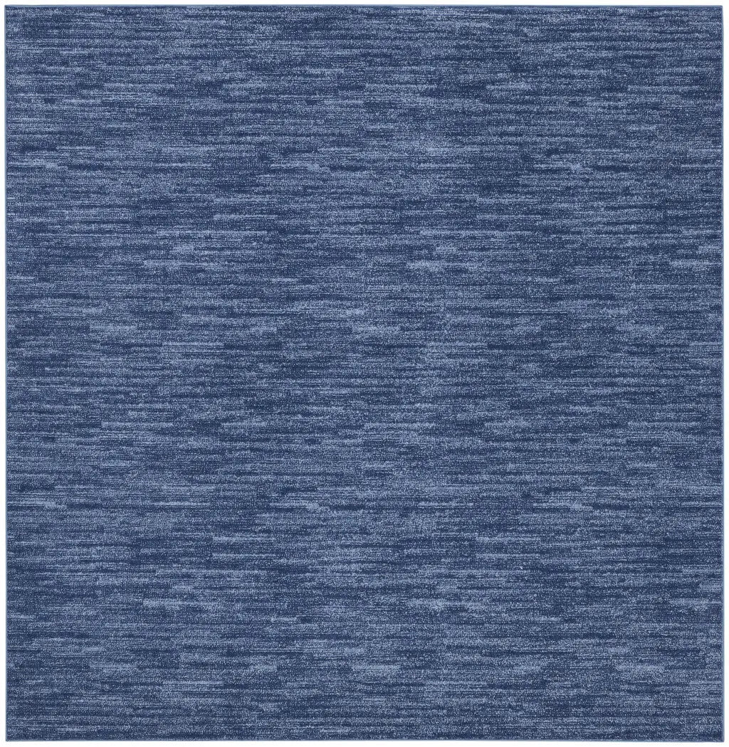 5' X 5' Blue Square Indoor Outdoor Area Rug - GreatEagleInc