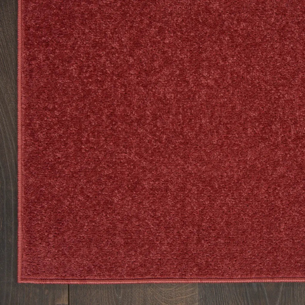 5' X 5' Brick Red Square Indoor Outdoor Area Rug Homeroots Outdoor