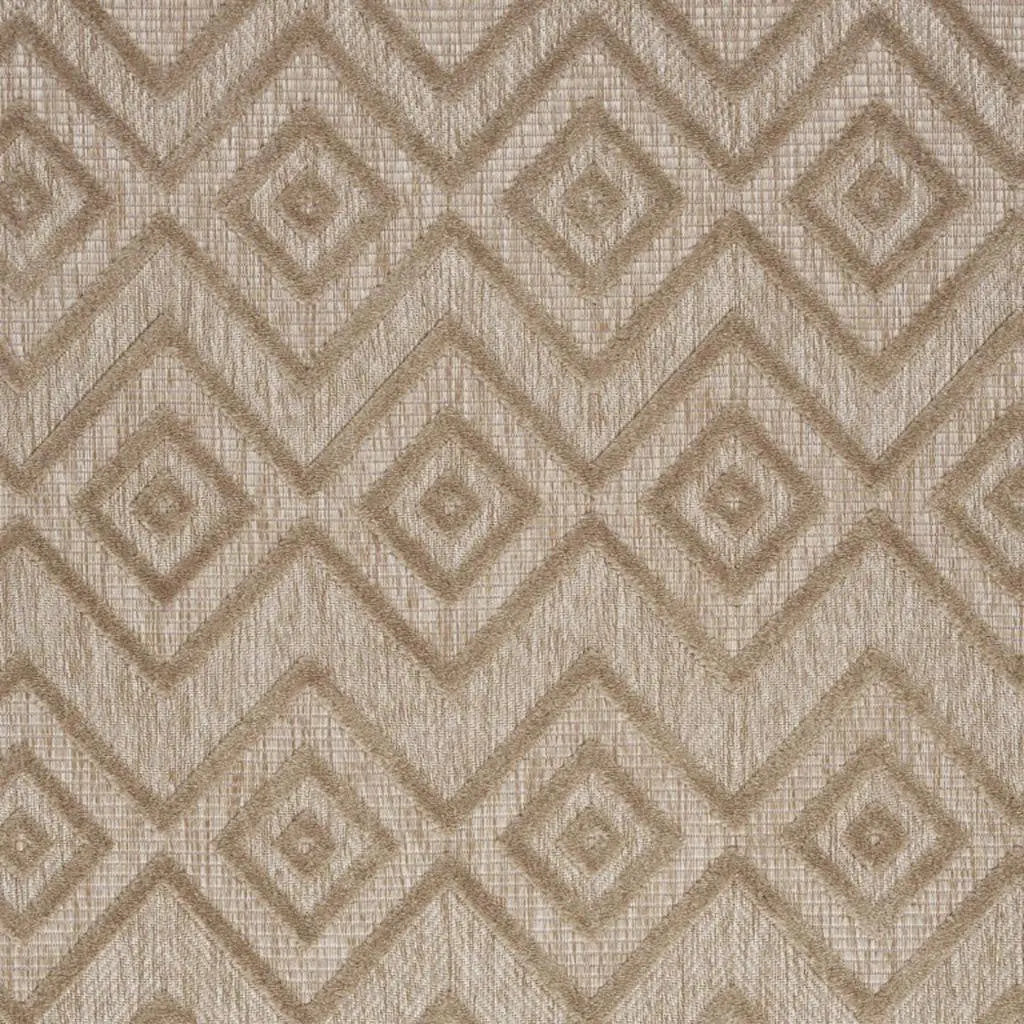 5' X 7' Beige Indoor Outdoor Area Rug - GreatEagleInc